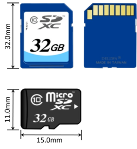 sd card size